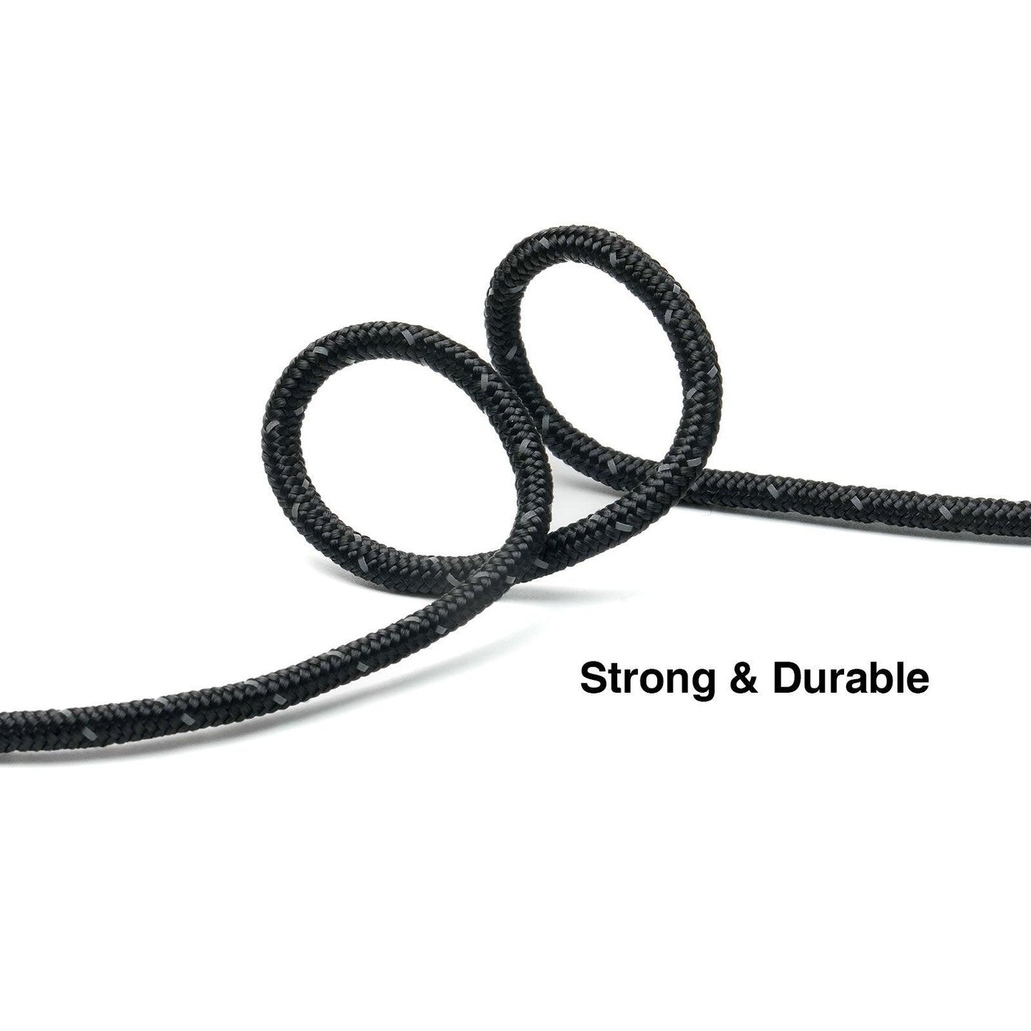Ultralight Guy Lines with Aluminum Adjusters and Flag - BlackOrca