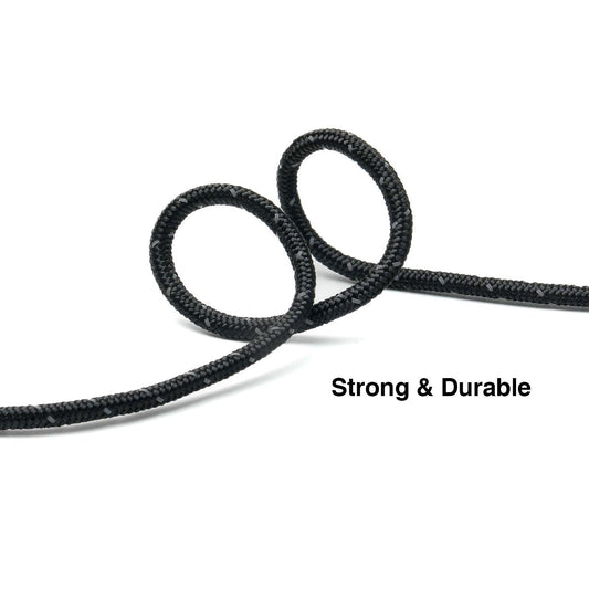 Ultralight Guy Lines with Aluminum Adjusters and Flag - BlackOrca