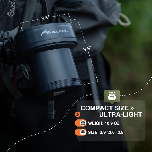 Portable Air Pump for Inflatables - BlackOrca