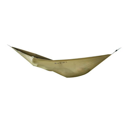 Black Orca Hammock Camping, Portable Single/Double Hammocks for Outdoor Hiking Travel Backpacking - 210D Nylon Hammock Swing for Backyard & Garden