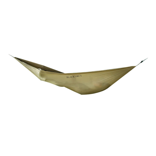 Black Orca Hammock Camping, Portable Single/Double Hammocks for Outdoor Hiking Travel Backpacking - 210D Nylon Hammock Swing for Backyard & Garden