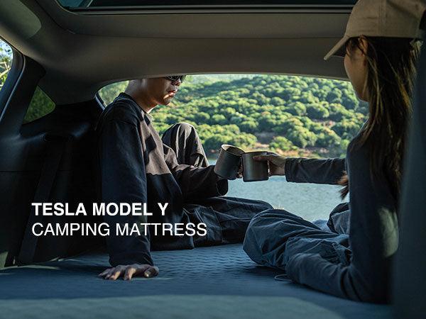 Tesla Model Y Mattress Camping Air Mattress with Foam - BlackOrca